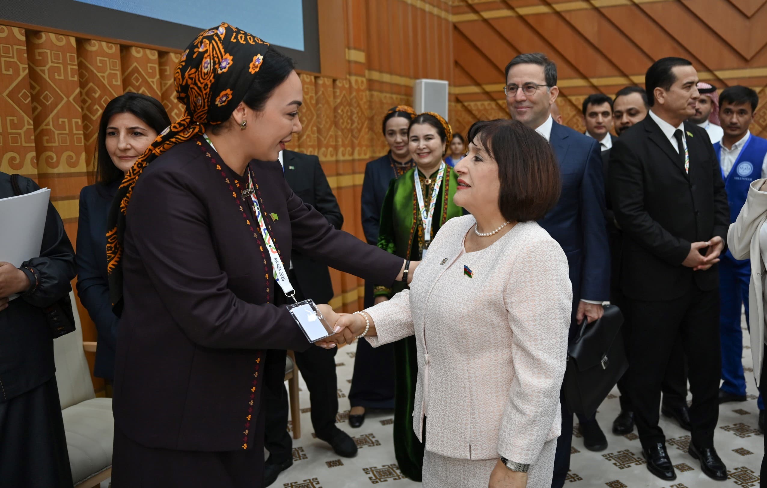 Within the framework of the Third UN Conference on Landlocked Developing Countries, a meeting was held in Avaza between Chairperson of the Mejlis of Turkmenistan Dunyagozel Gulmanova and Chairperson of the National Parliament of Azerbaijan Sagiba Gafarova