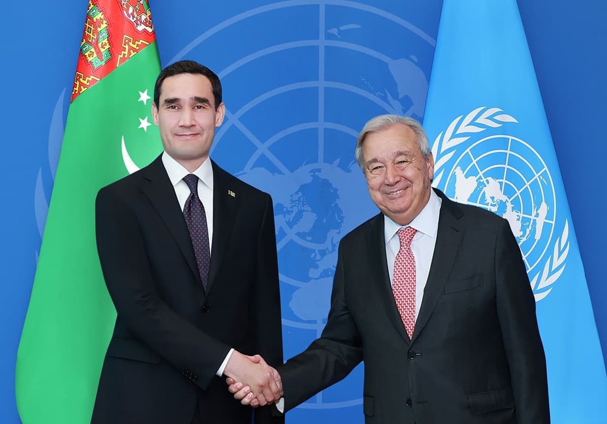 Serdar Berdimuhamedov meets with António Guterres