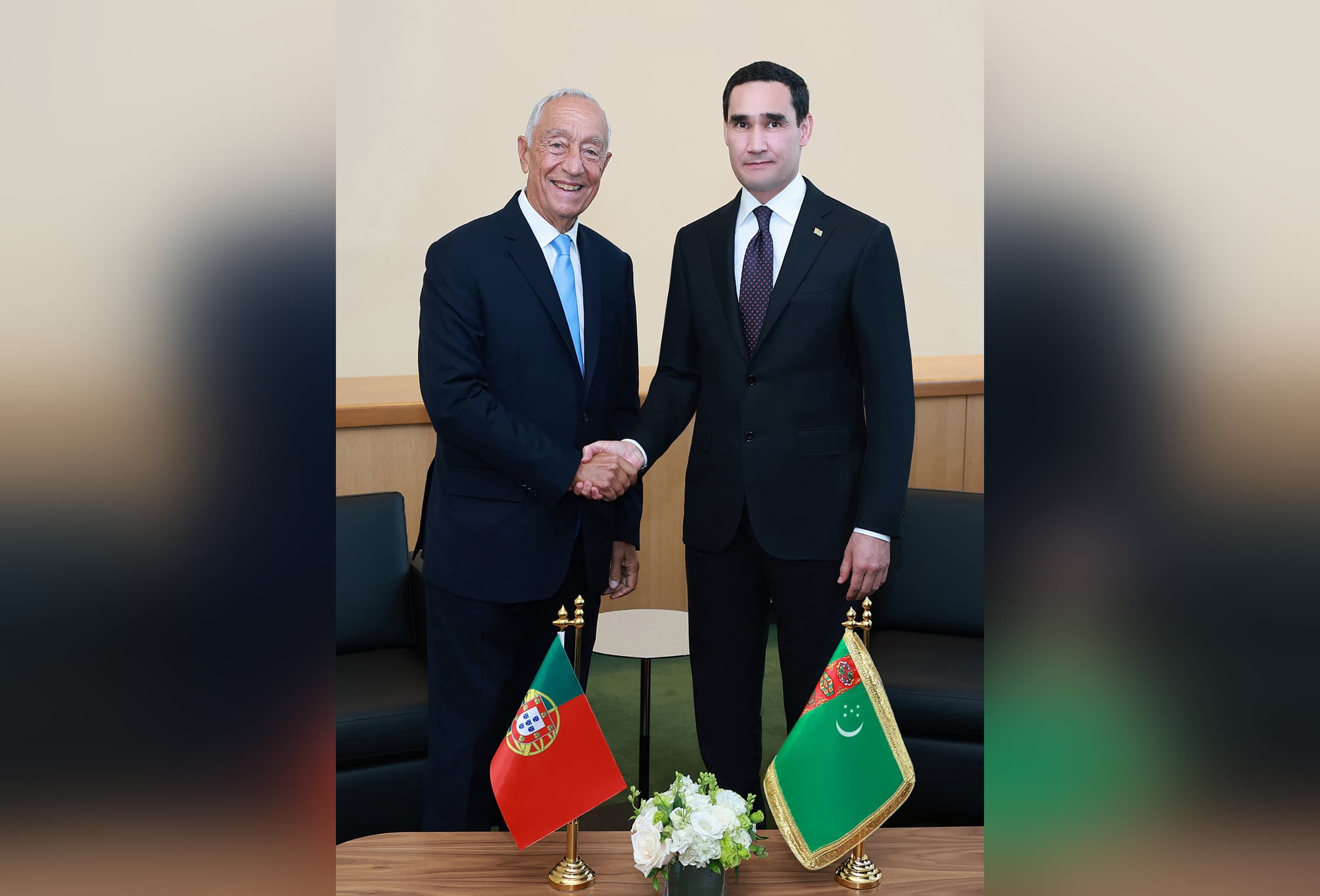 Serdar Berdimuhamedow Nýu-Ýorkda Portugaliýanyň Prezidenti bilen duşuşdy