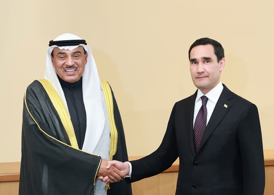 The President of Turkmenistan and the Crown Prince of Kuwait outlined areas of partnership