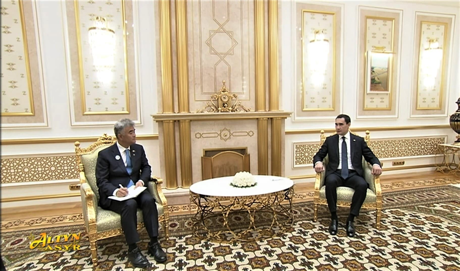 The President of Turkmenistan and Daewoo Cemented Their Strategic Partnership.