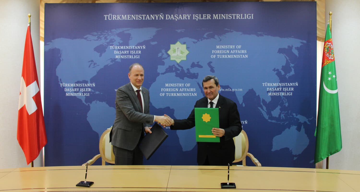 Türkmenistan Şweýsariýa we Şwesiýa bilen diplomatik gatnaşyklaryny berkitýär