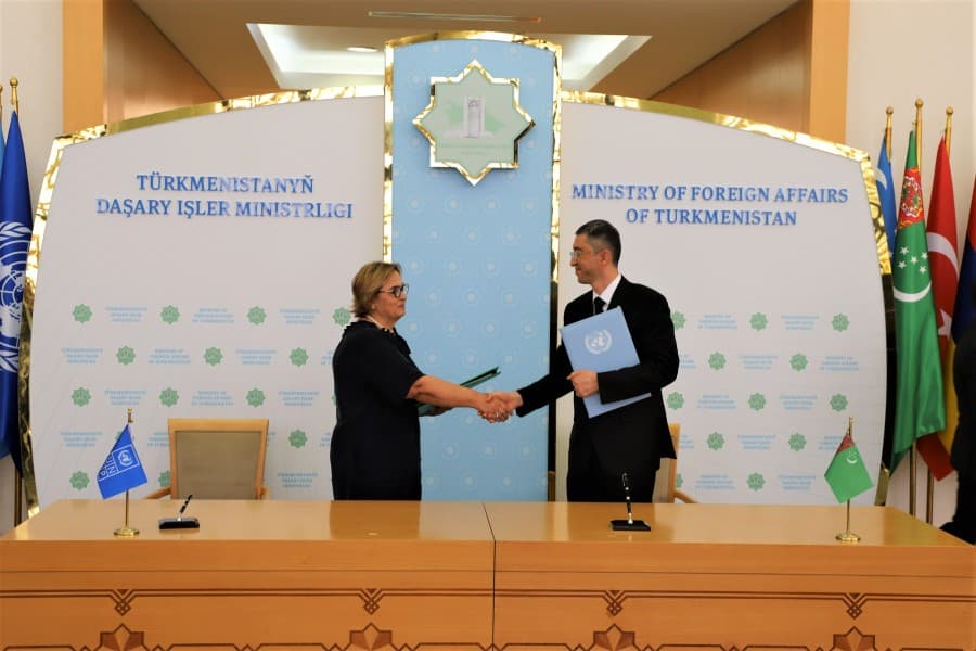 Turkmenistan and UNDP Signed a Co-Financing Agreement and Launched Three New Projects