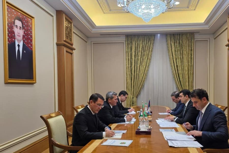 Türkmenistanyň DIM-niň ýolbaşçysy we Azerbaýjanyň Medeniýet ministri ynsanperwer meseleleri utgaşdyrdylar