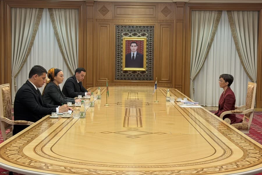 Finland's New Ambassador Presented Her Credentials in Ashgabat