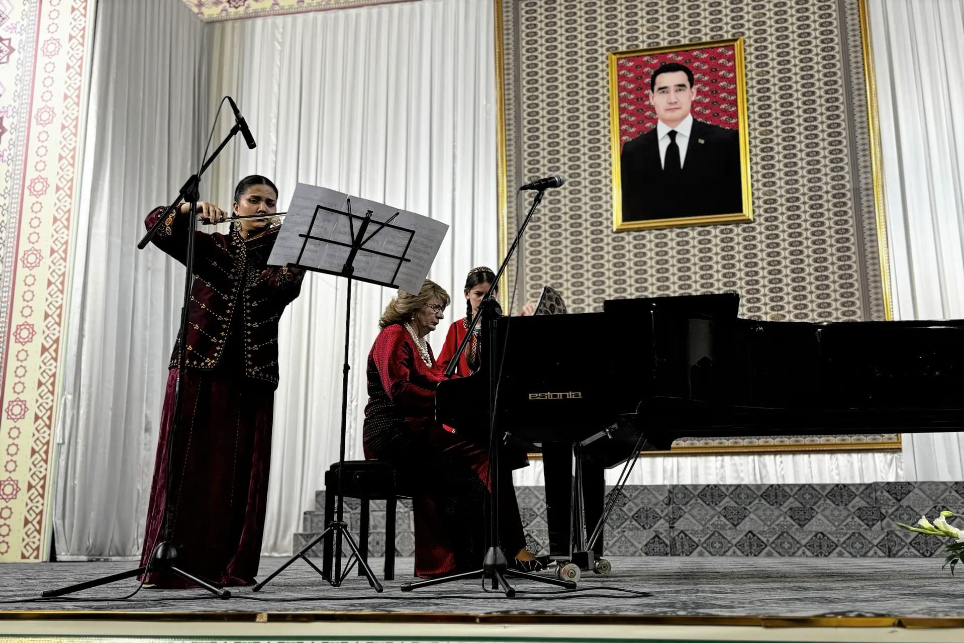 A Concert at the Turkmen Conservatory Became a Musical Candle in Memory of the Heroes of Victory Day
