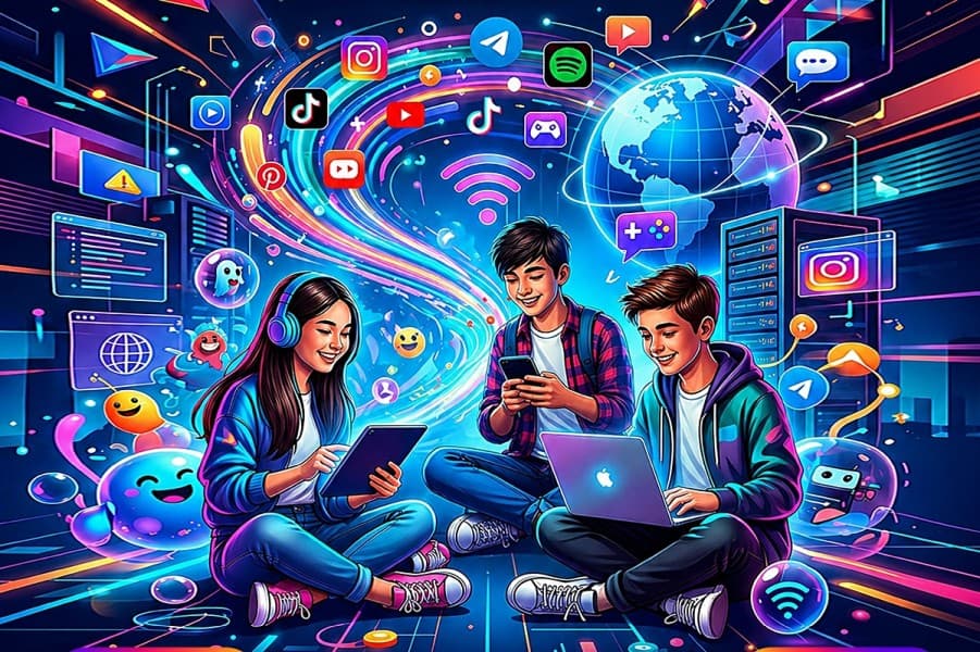 "Our Children on the Internet" Go Live Offline at a Concert in Ashgabat