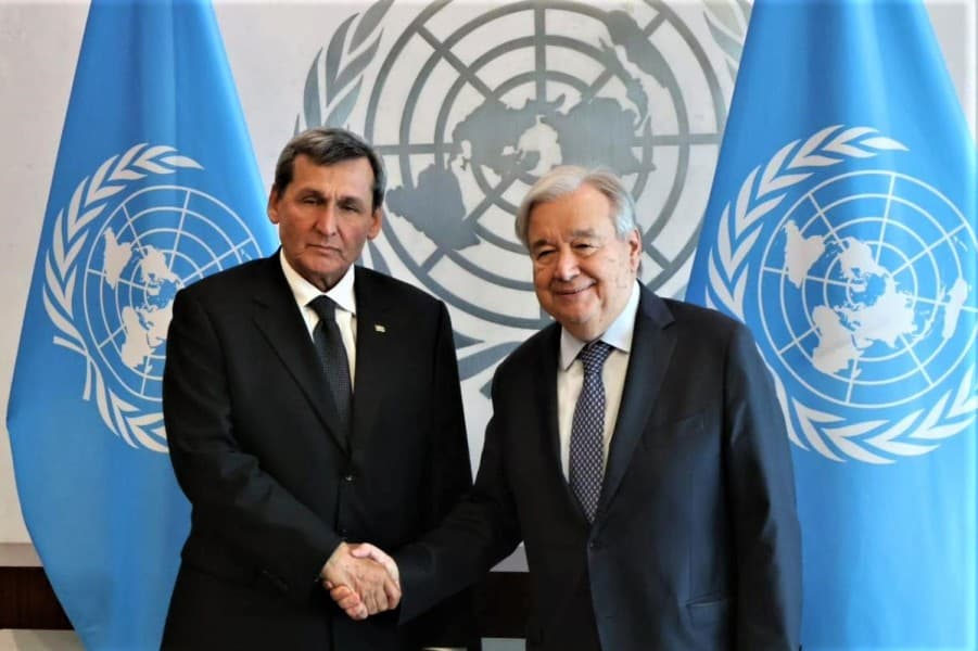Guterres Thanked Turkmenistan for Its Leadership in Promoting a Global Policy of Trust