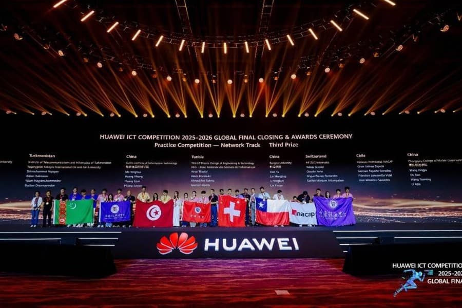 Türkmenistanly talyplar «Huawei ICT Competition 2025-2026 Global Final» bäsleşiginde 3-nji orna mynasyp boldular