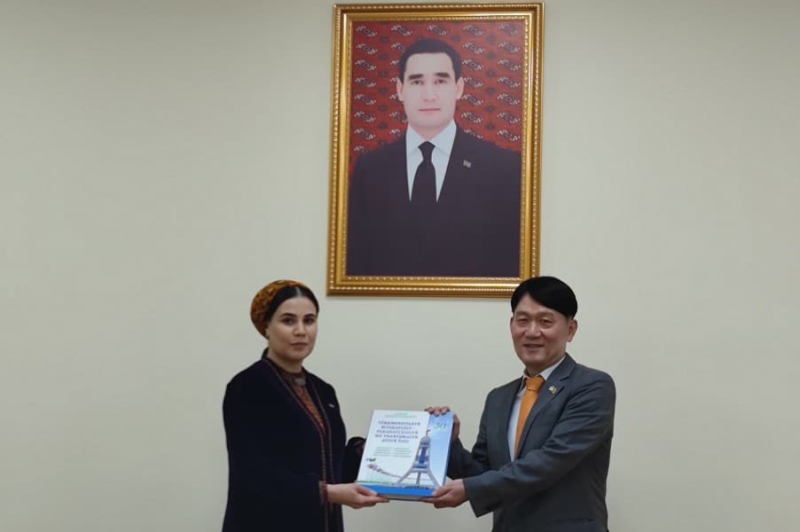 Türkmenistanyň DIM-niň HGI üçin Günorta Koreýadan 4K formatdaky media diplomatiýasy we enjamlar