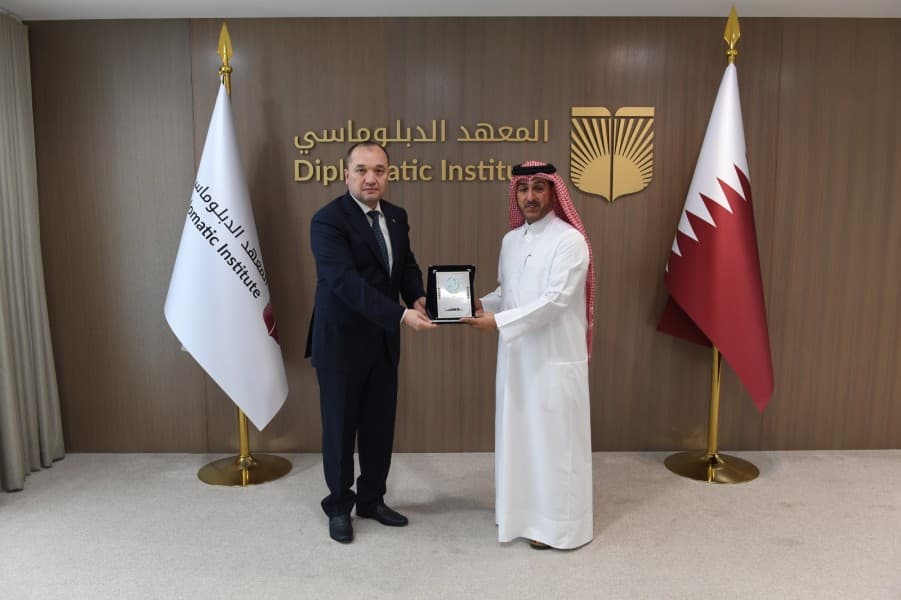 ambassador-turkmenistan-met-director-institute-diplomacy-mfa-state-qatar