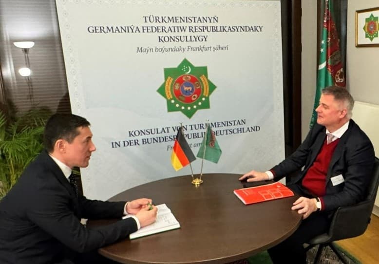 Frankfurtda Germaniýa bilen Türkmenistanyň arasyndaky işewürligiň guramaçylygy maslahatlaşyldy