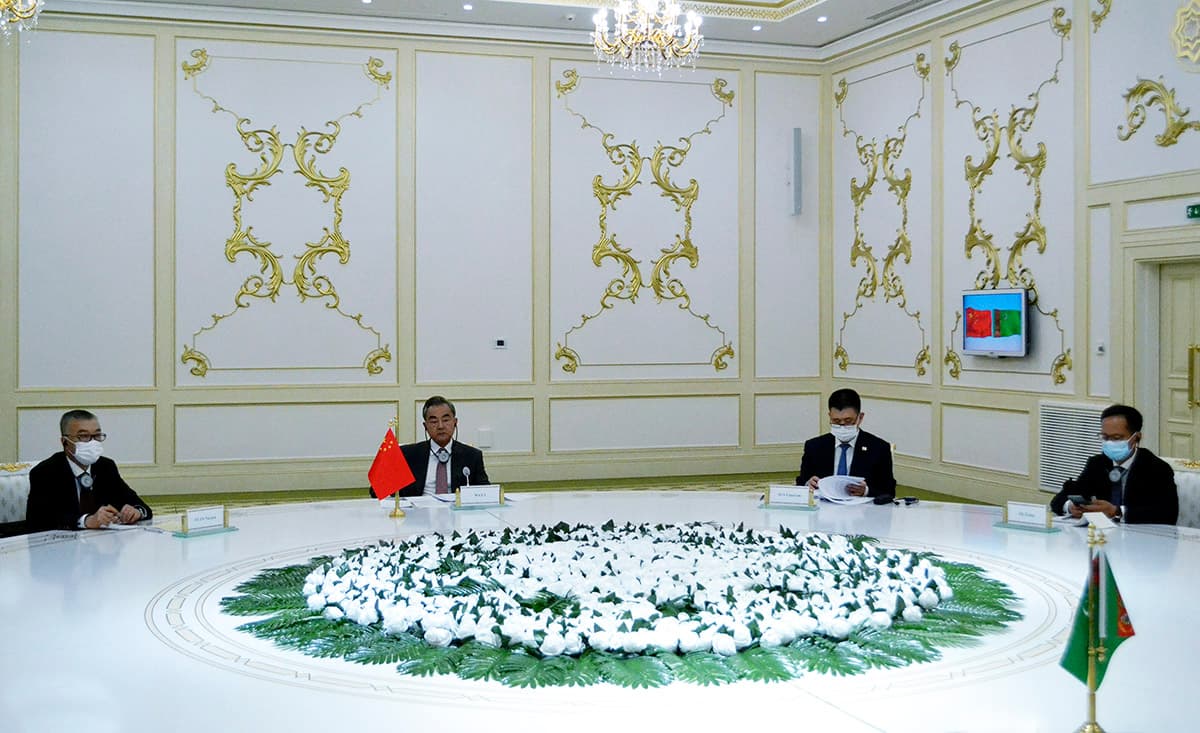 Official visit of the head of the external policy agency of China to Ashgabat
