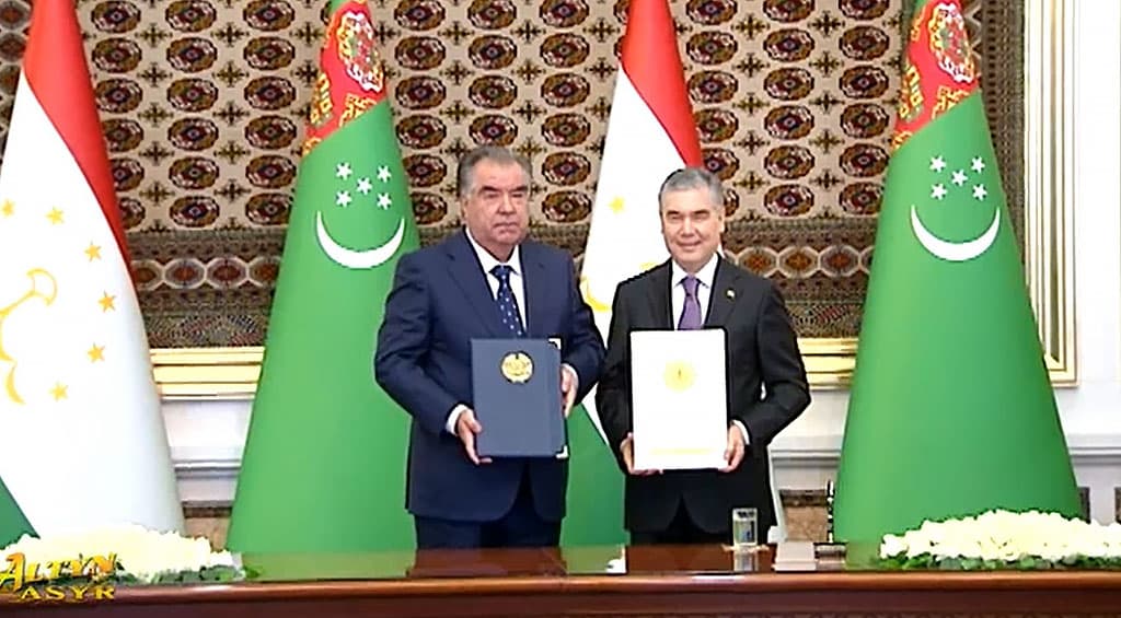 Turkmenistan and Tajikistan supported the international initiatives of each other
