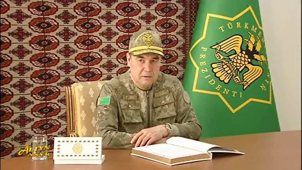 Berdimuhamedov took part in the opening of a new military unit of the Naval Forces of the country