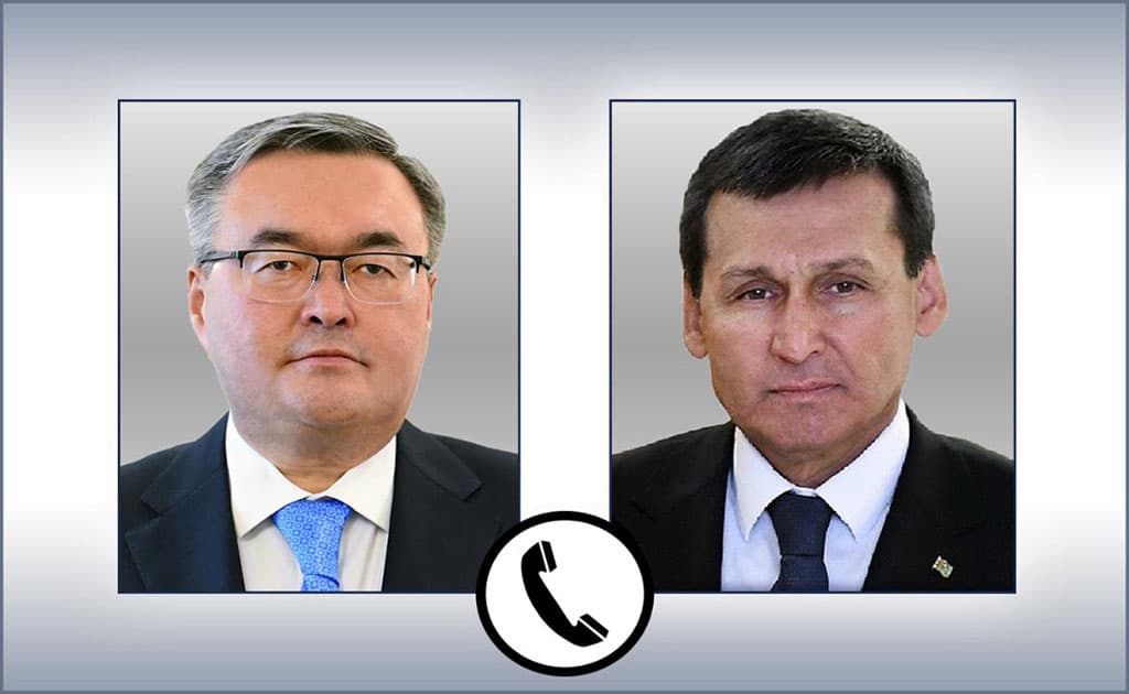 Heads of Ministries of Foreign Affairs of Turkmenistan and Kazakhstan held a telephone conversation