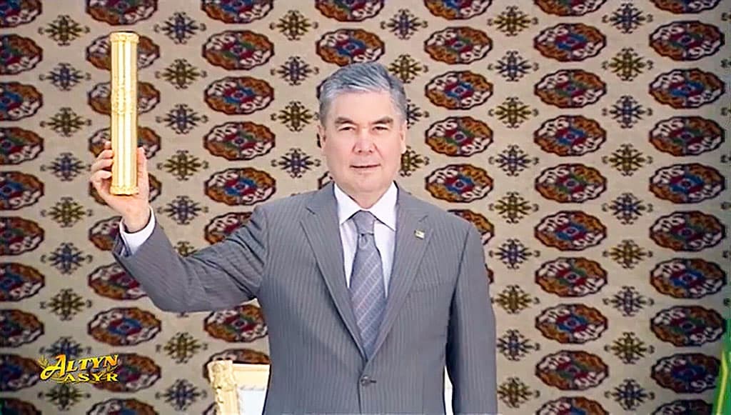The president of Turkmenistan took part in festive events in Mary