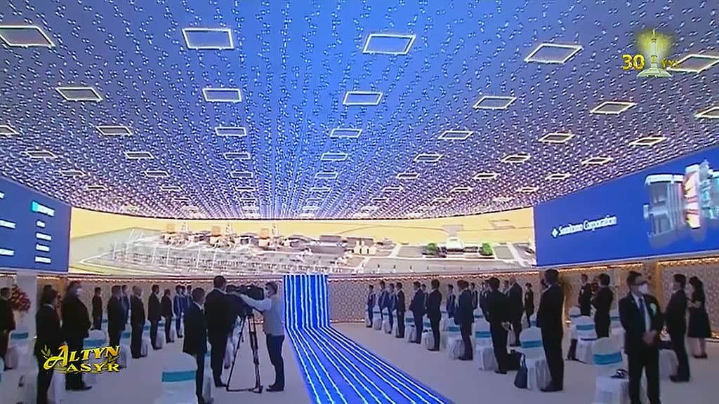 president-turkmenistan-congratulated-emperor-japan-success-joint-project