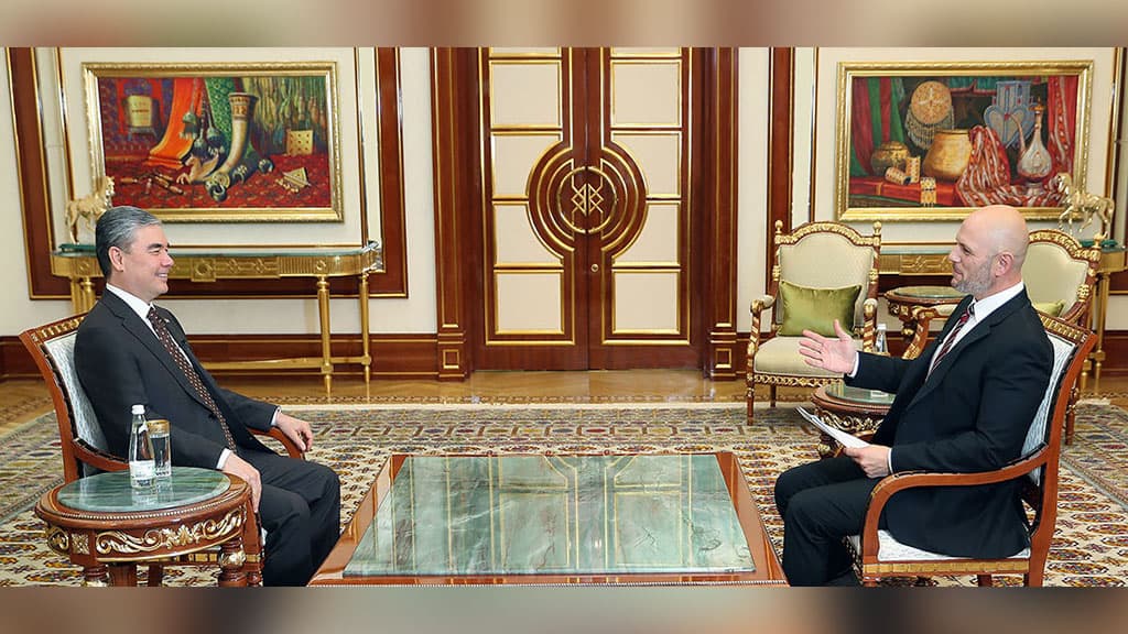Berdimuhamedov in an interview with TRT World assessed the relations of Turkmenistan with the countries of the region