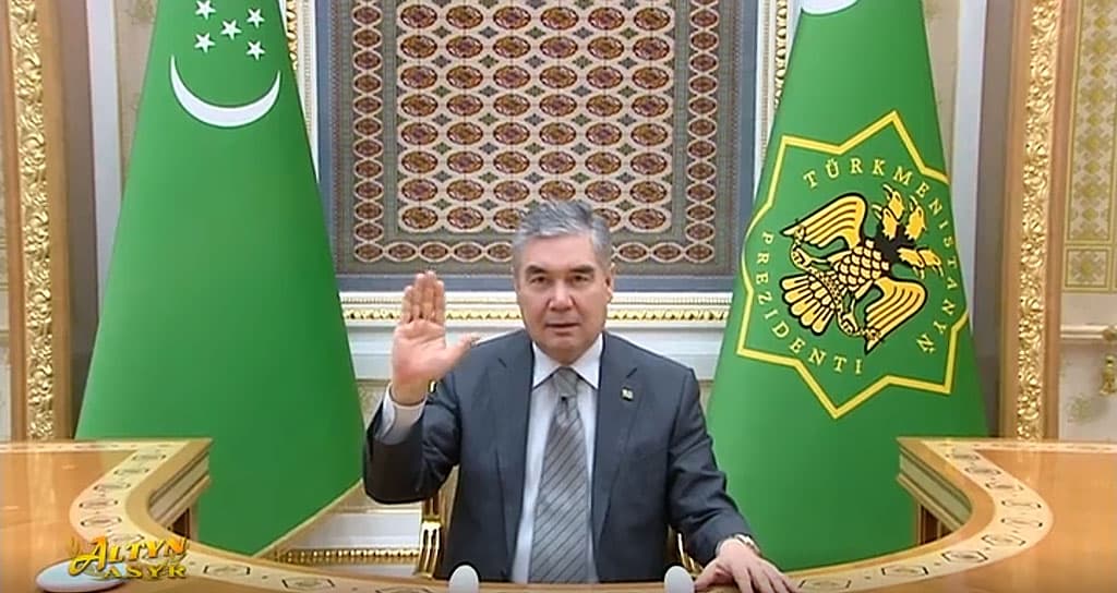Turkmen leader for peace and security in the region