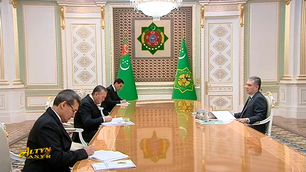 Berdymukhamedov held a meeting on the promotion of energy projects