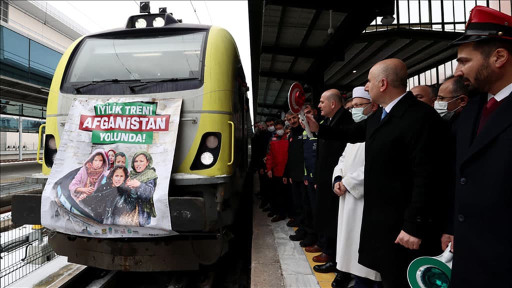 The "Good train" from Turkey to Afghanistan passed through Ashgabat