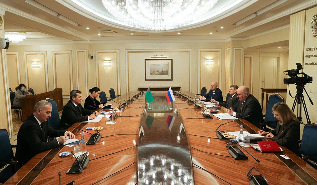 The Turkmen delegation held a series of negotiations in Moscow