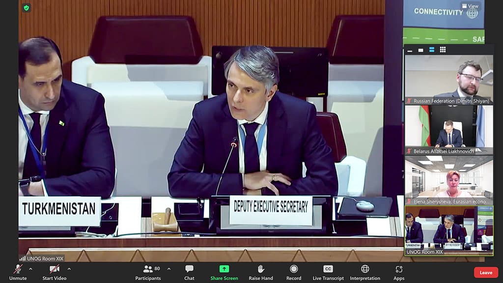 Turkmenistan presented its potential in the transport integration of Eurasia in Geneva