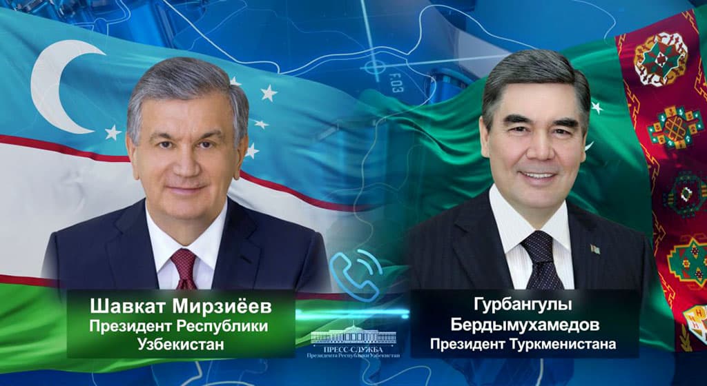 The leaders of Uzbekistan and Turkmenistan discussed upcoming events at the highest level