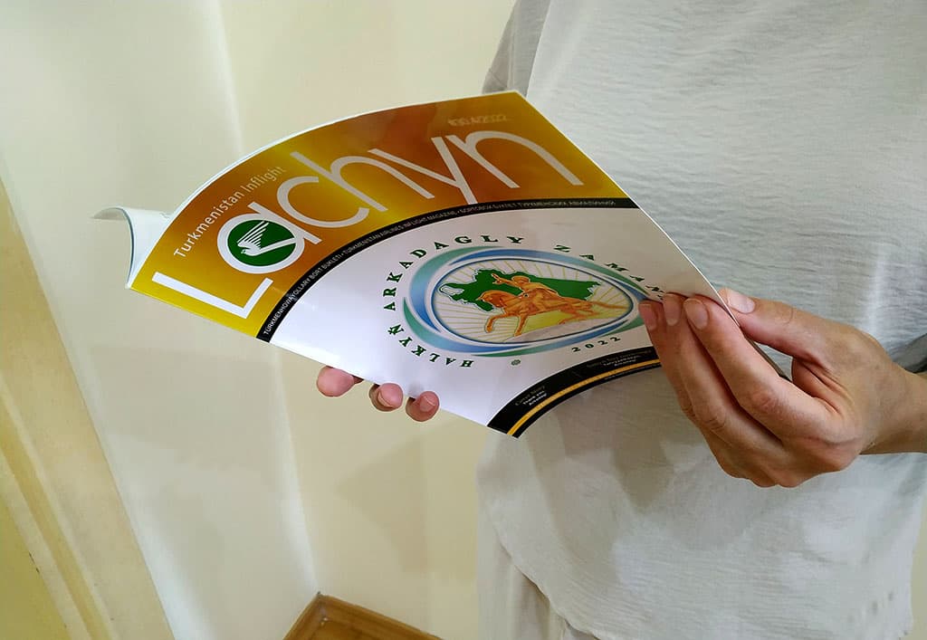 Your personal copy of the Turkmen Airlines flight magazine is ready!