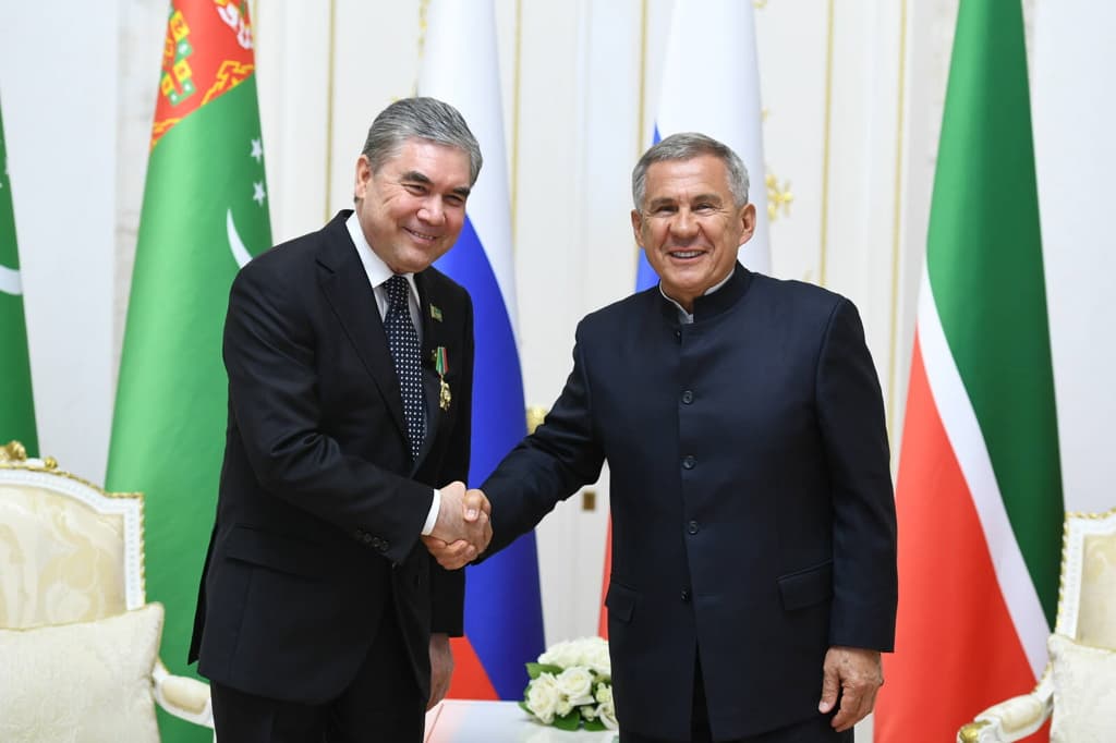 Gurbanguly Berdimuhamedow «Tatarystanyň öňünde bitiren hyzmatlary üçin» ordeni bilen sylaglandy