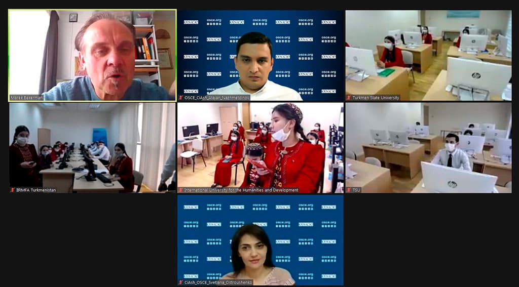 OSCE lecture course supports education of future journalists in Turkmenistan