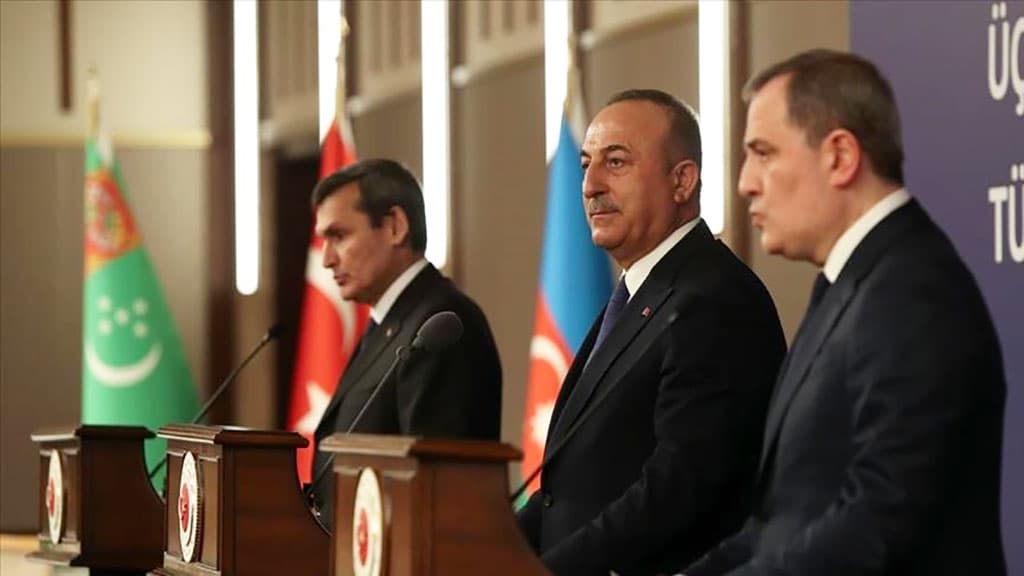Ankarada Türkiýäniň, Türkmenistanyň we Azerbaýjanyň daşary işler