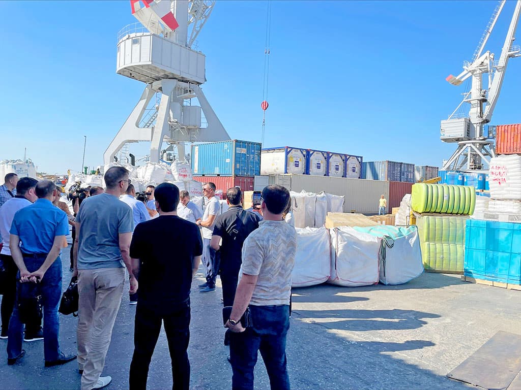 Astrahan portunda Türkmenistanyň logistika merkezini ösdürmek meselesine garaldy