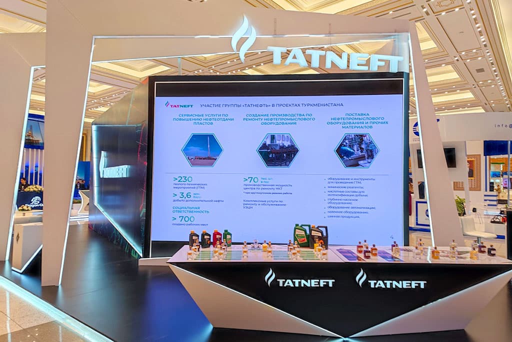 “Tatneft” Aşgabat sergisinde öz ösüşlerini görkezýär