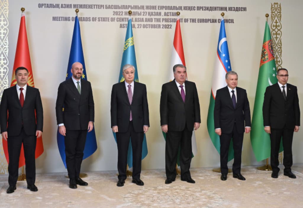 he leaders of the Central Asian countries and the President of the European Council confirmed their commitment to the development of cooperation