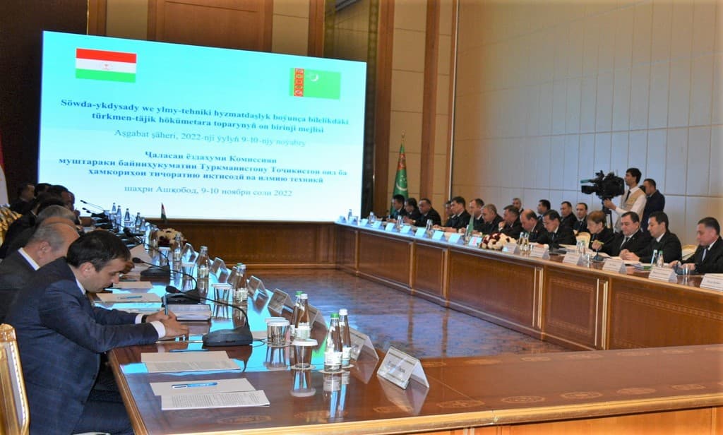 The 11th meeting of the Turkmen-Tajik intergovernmental commission is being held in Ashgabat