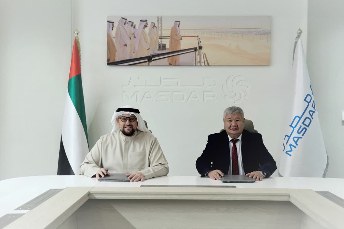 Арабская Masdar продвигает возобновляемые источники энергии в Центральной Азии