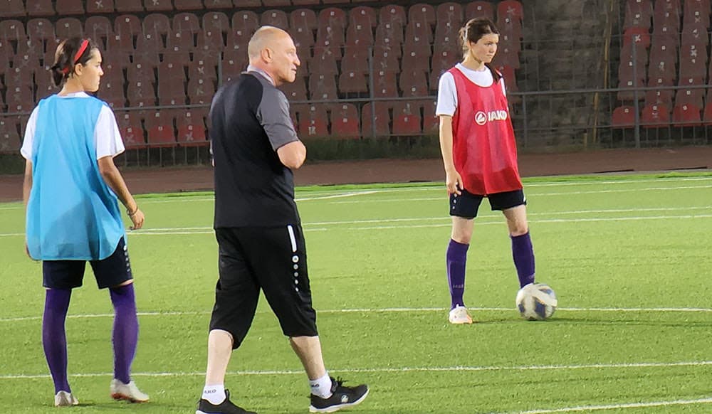 Türkmenistanyň futbol boýunça zenanlar ýygyndysy Aziýanyň Kubogynyň -2024 saýlama oýunlaryna taýýarlanýar