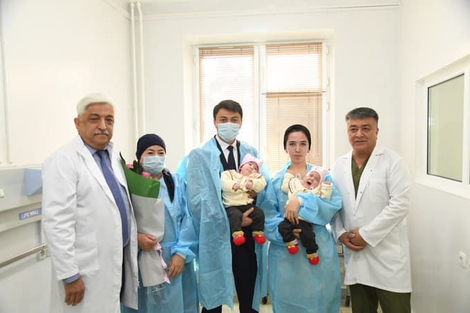 The operation to separate Siamese twins was first performed in Uzbekistan