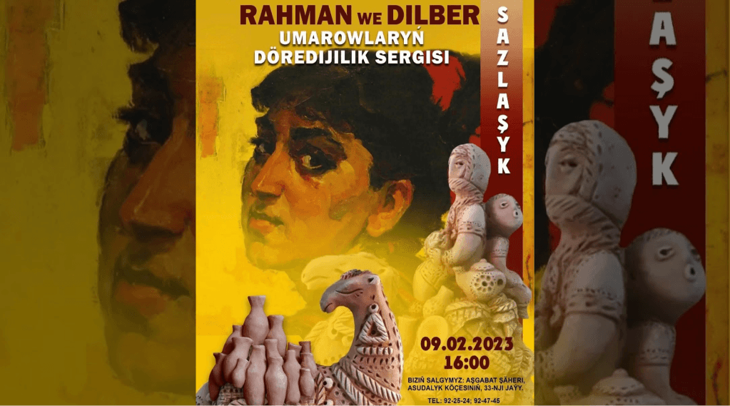 Anniversary vernissage «Harmony» in honor of the 55th anniversary of the artist Rakhman Umarov