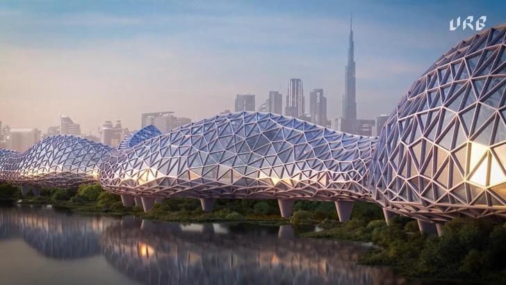 Dubai wants to build an air-conditioned pedestrian road with a length of 93 km