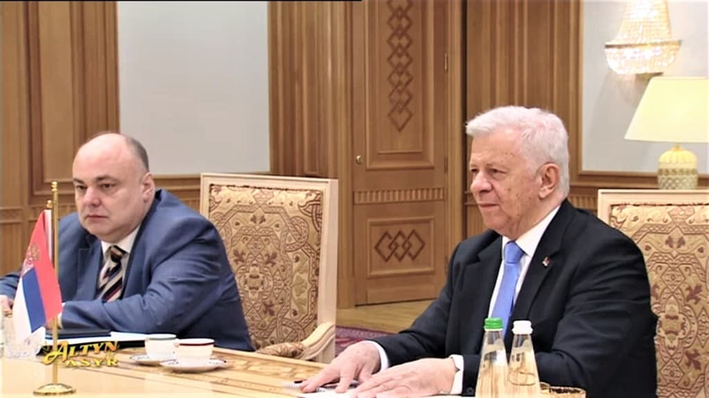 Спикер парламента Туркменистана приняла верительные грамоты сербского посла