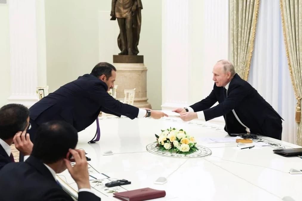 Путин провел переговоры с премьер-министром Катара