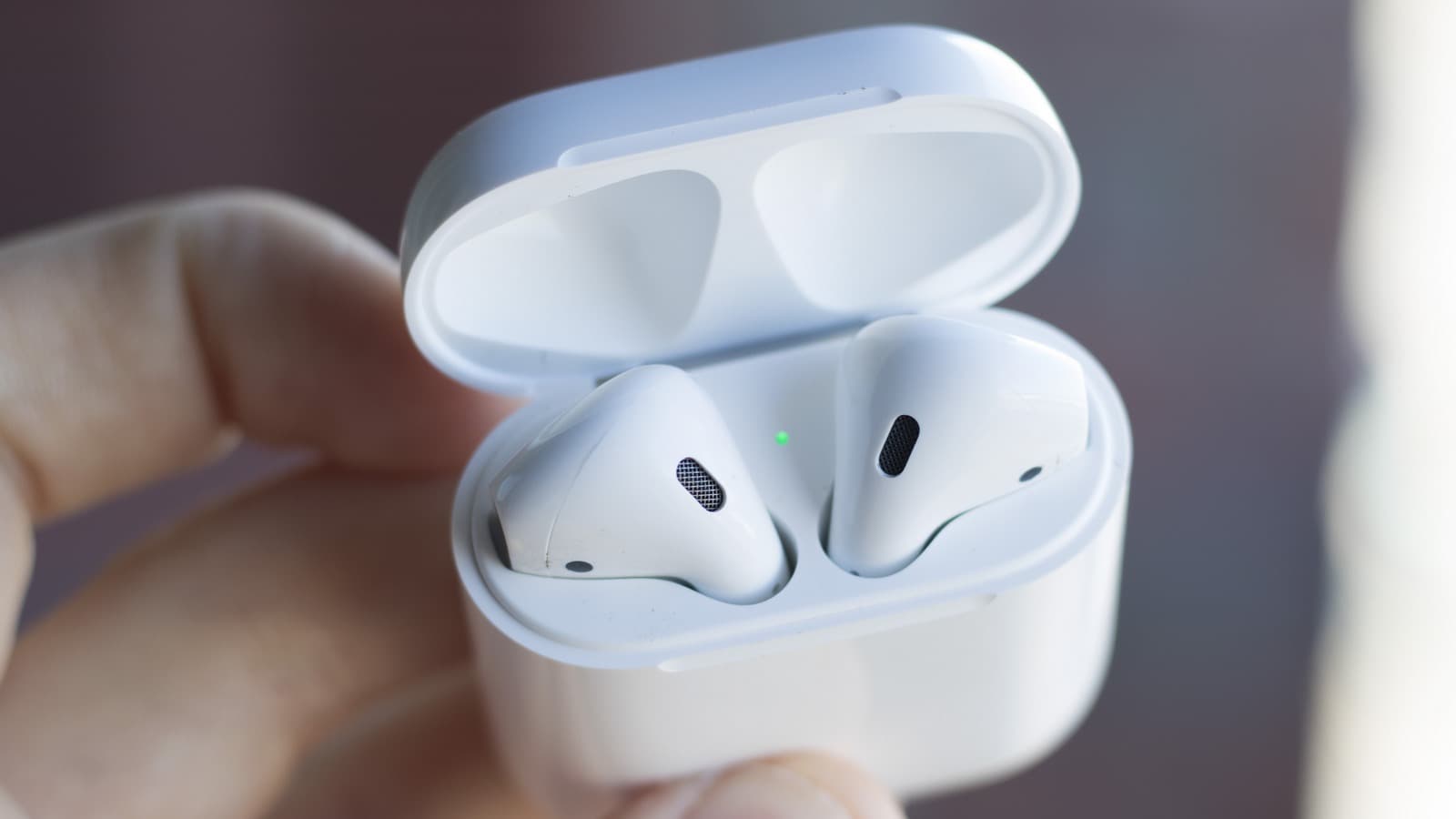 A thermometer will appear in the AirPods headphones