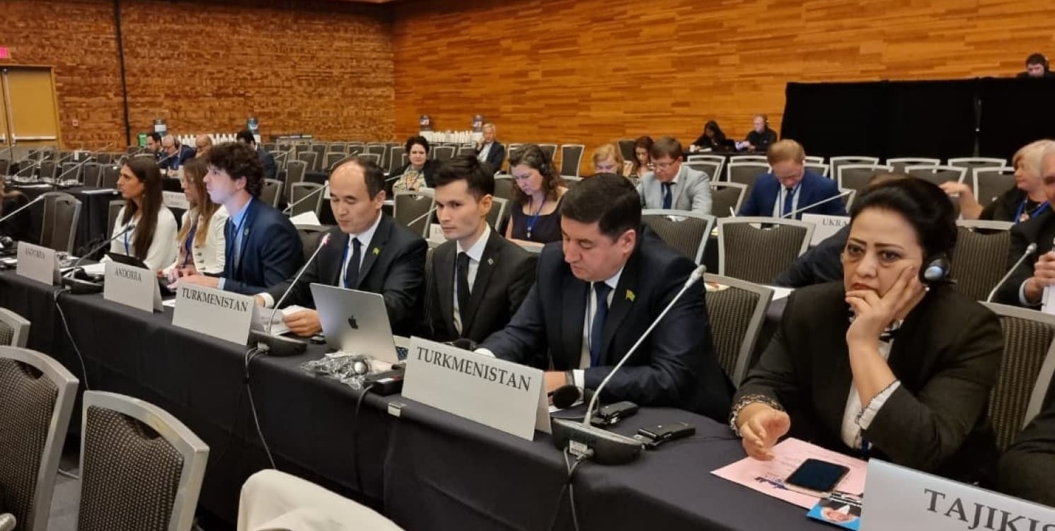 Turkmenistan was represented at the annual session of the OSCE Parliamentary Assembly in Canada