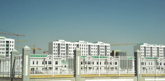 In the city of Arkadag, avenues will be reconstructed and several more facilities will be built