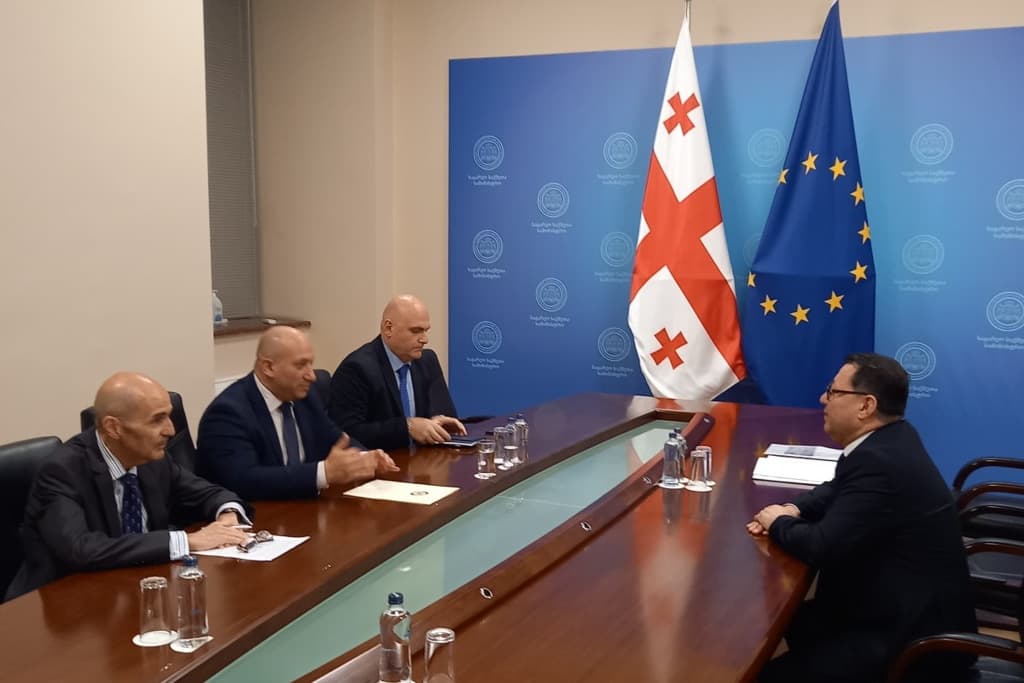 The Ambassador of Turkmenistan to Georgia met with the Deputy Minister of Foreign Affairs of the country