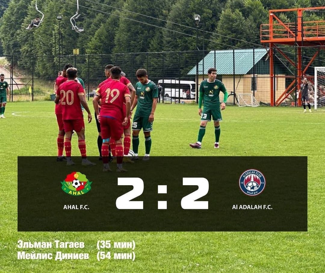 The current champion of Turkmenistan in football played a draw with a team from Saudi Arabia