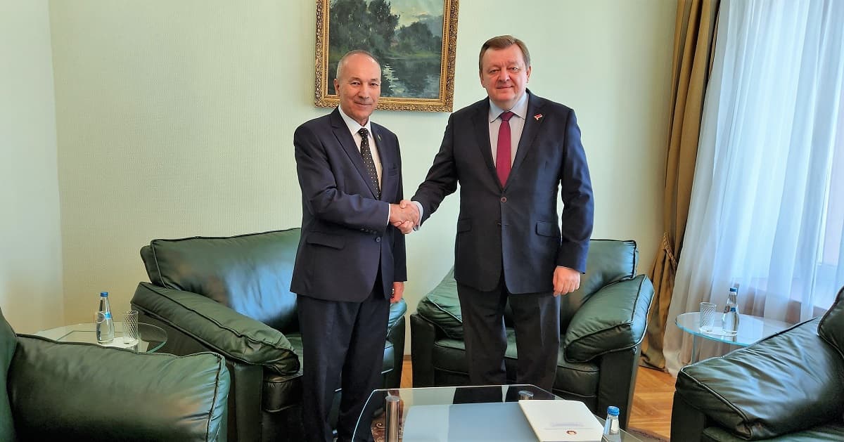 The Ambassador of Turkmenistan met with the Minister of Foreign Affairs of Belarus